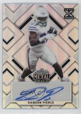 2022 Leaf Metal Draft Silver Prismatic 17/40 Dameon Pierce #BA-DP2 Auto 0dv1