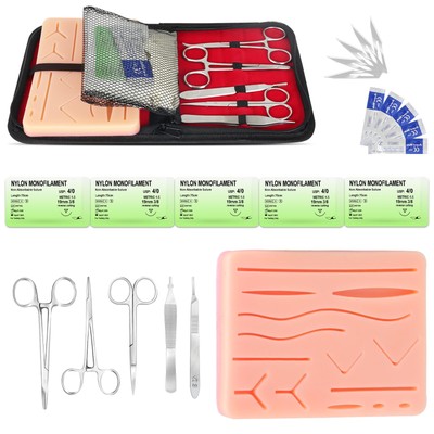 Spectabilis Suture Practice Kit for Medical Students, Silicone Pad Surgery Wo...