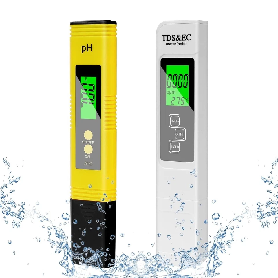 4-in-1 Wasserqualitätstester pH TDS EC Messgerät digital LCD - Bild 3 von 4