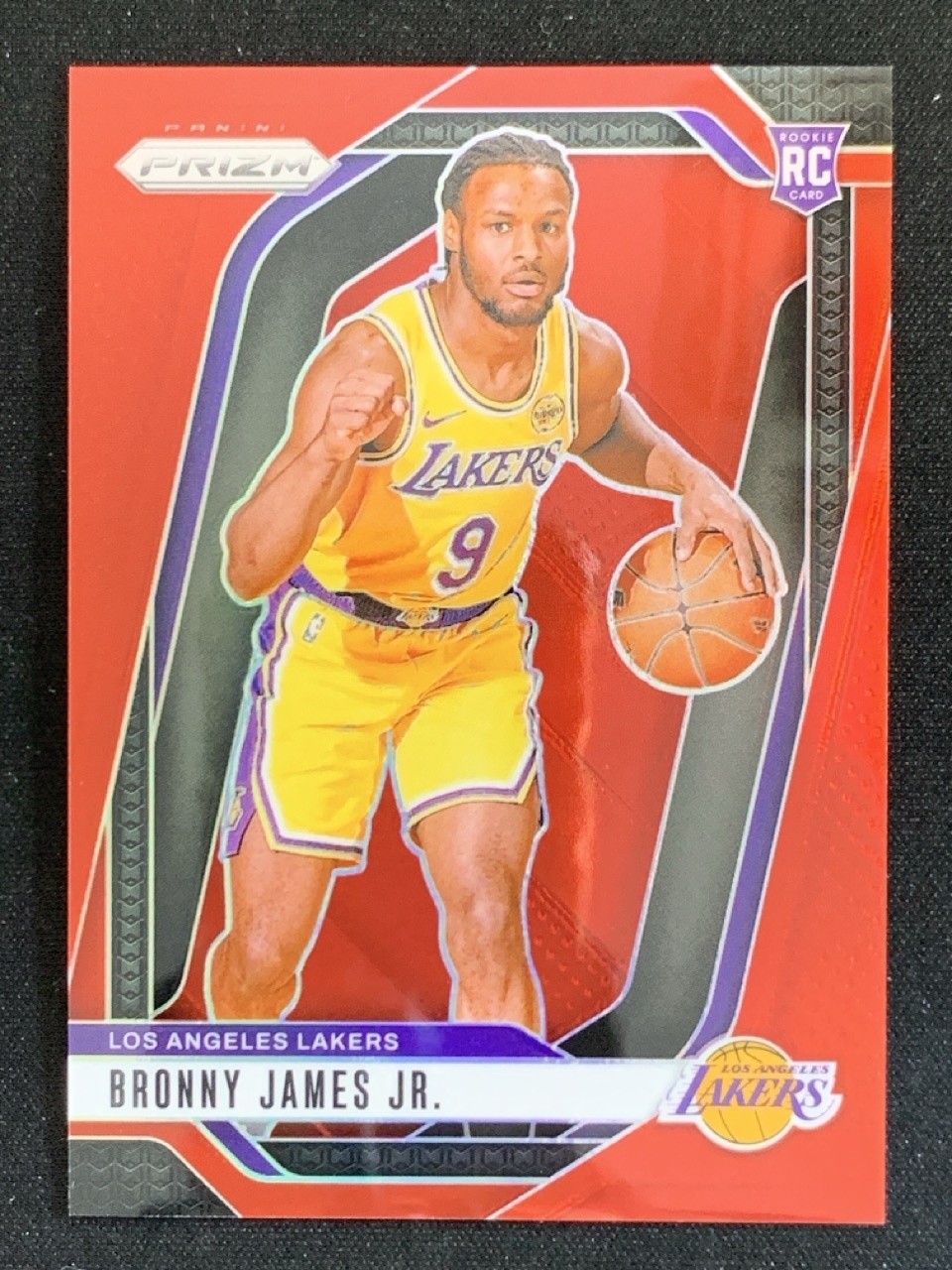 Bronny James Jr. 2024-25 Panini Prizm Red Base RC /299 #243