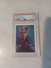 1990-91 NBA HOOPS Art Card Team Checklist Michael Jordan #358 PSA 9 MINT Bulls