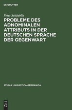 Peter Schäublin Probleme des adnominalen Attributs in der deutschen Spra (Relié)