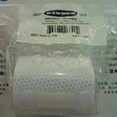 1pc new BANNER BRT-THG-3-100 Reflective paper Quality assurance