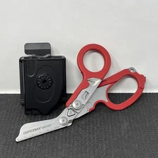 Leatherman Raptor Scissor Multi-Tool Shear Medical holster red monogrammed