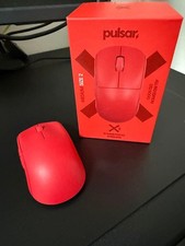 Pulsar Gaming Mouse X2 Medium Red Wireless JUNK Untested