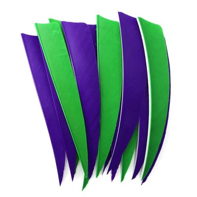 Archery 60pcs Arrow Feathers 4 inch Hunting Arrows Fletching Right Wing Green...