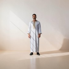 White Emirati Thobe Made To order