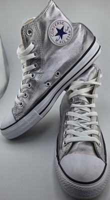 Converse Chuck Taylor All Star Gun Metal Silver 153177F High Top Men's Sneaker