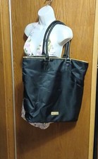 Versace Parfums Shoulder Tote Shopper Beach Black Handbag Bag 