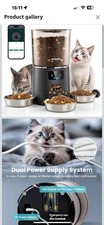 Automatic Cat Feeder for 3 Cats, 6L/25 Cups Smart Wifi Pet Feeder, Strong Anti-J