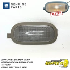 1999 - 2006 SILVERADO SIERRA OVERHEAD DOME MAP LIGHT SHALE (NO BUTTONS STYLE) OE