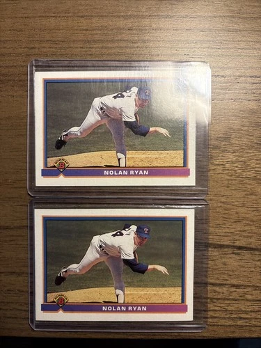 1991 Bowman Lot Of 2 Nolan Ryan #280 Cards