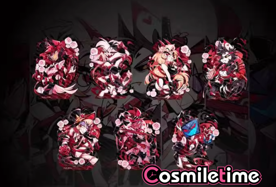 anime Hazbin Hotel Alastor/Angel Dust acryl staande figuur