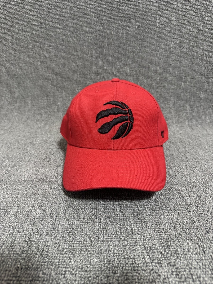 '47 Brand Toronto Raptors Dad Hat Strapback Red Black Curved Brim Cap