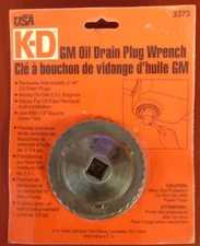 KD TOOLS Gearwrench 3373 GM Oil Drain Plug Wrench 3 1/4" NEW 