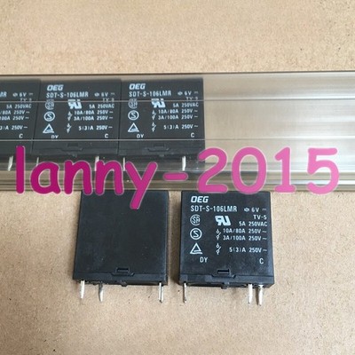 1PC New SDT-S-106LMR 6V 5A 4-pin OEG relay #lk