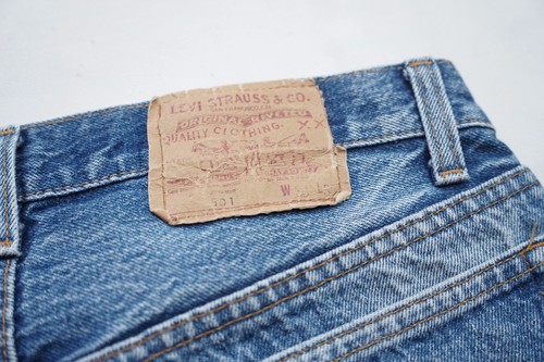 Levis 501 USA Made Straight Jeans mens size W30 L30 S Small Button Fly VINTAGE - Picture 9 of 13