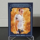 2007 Donruss Threads Drew Brees Pro Gridiron Kings Framed Blue #/50 Saints HOF