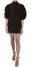 Dolce & Gabbana Brown Corduroy Bodycon Cotton Mini Women's Dress
