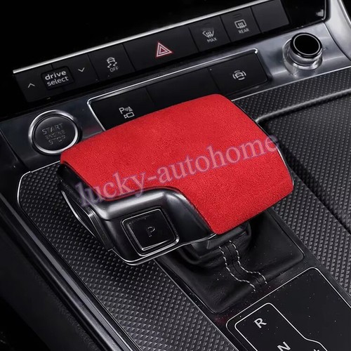 Cubierta de perilla de cambio de marchas Alcantara para Audi A6 A4 S4 A5 S5 A7 Q8 S8 A8 Q5L SQ5 - Imagen 5 de 17