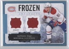 2013-14 Upper Deck Artifacts Frozen Artifacts Raphael Diaz #FA-RD q2p