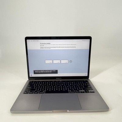 MacBook Pro 13 Space Gray 2020 M1 8-Core CPU 8-Core GPU 16GB 1TB Bad Speakers