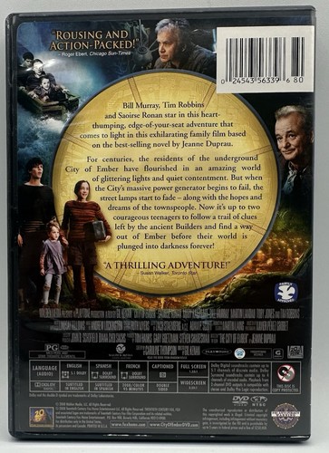 City of Ember DVD Widescreen/Full-Screen Bill Murray Tim Robbins Martin Landau - Foto 2 di 3