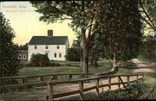Haverhill,MA Whittier's Birth-Place Essex County Palmer's 5 & 10 Stores Vintage