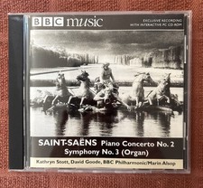 Saint-Saens- Piano Concerto No. 2 Symphony No. 3 by BBC Philharmonic CD VG