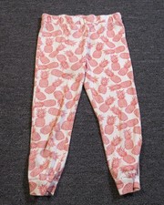 Vineyard Vines Pants Girls 6 Pink Pineapple Print Pima Cotton Pajama Lounge