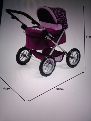 Puppenwagen mit Tasche, Decke und Kissen in Top-Zustand Bayer Trendy 13037AA - Bild 17 von 17