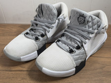 Nike LeBron Witness 8 VIII White Light Smoke Grey Shoes Mens US 9.5 Sneakers