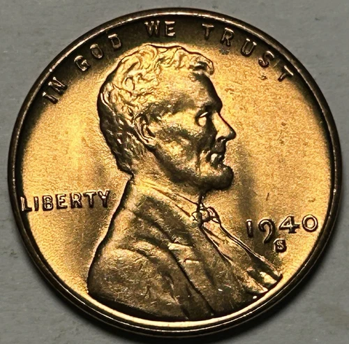 1940-S Lincoln Wheat Cent — MS Uncirculated Red