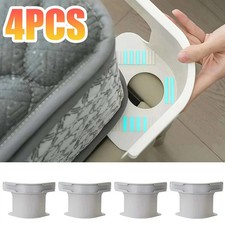 8/4PCS Lock Sheet Holders Keep Sheets Tight Heavy Duty Straps Fit All Mattresses