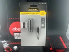 Home Depot DEFIANT recharge keychain light 75lm sealed new 📦