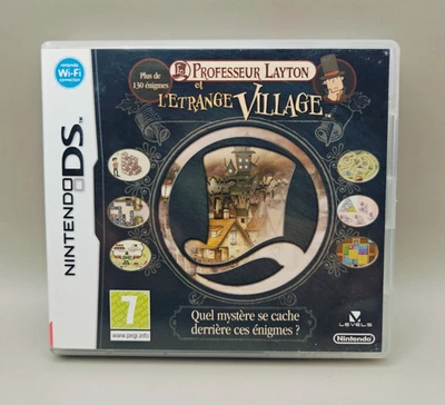 Professeur Layton et l'Étrange Village Nintendo DS Aventure Réflexion Level-5 - Photo 1/3