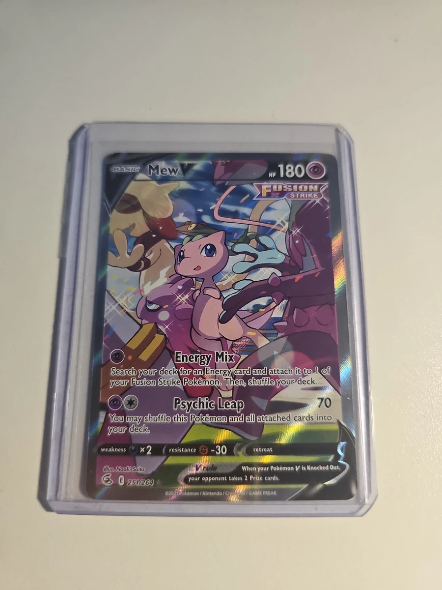 Mew V 251/264 Swsh08: Fusion Strike for sale | eBay