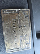 Budweiser The King of Beers Anheuser-Busch Belt Buckle 