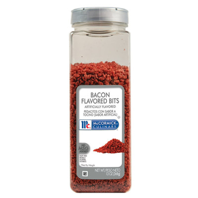 McCormick Culinary Non-GMO Kosher Bacon Flavored Bits, 13.0 oz Bottle.....