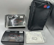 VTG Vivitar PS33 Camera Built In Flash With Original Box & Manual Point’n Shoot