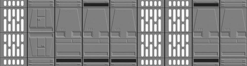 Star Wars Hasbro Kenner 3.75" POTF Death Star Action Figure Diorama Backdrop