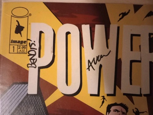 Powers (1st Series Icon) #1-2 Image 2000 Eisner Award Bendis - Signed - Bild 3 von 5