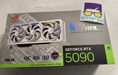 ASUS ROG Astral OC NVIDIA GeForce RTX 5090 32G White Edition - New, In Hand