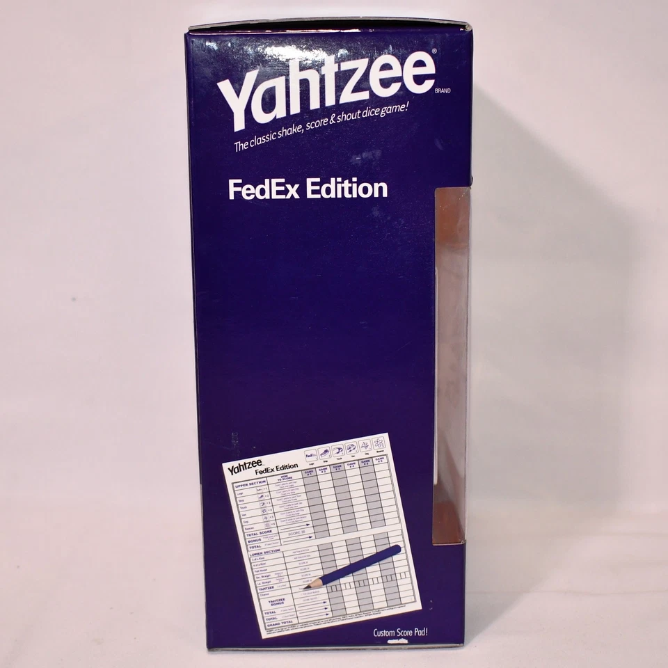 SEALED FedEx Federal Express Edition Yahtzee Dice Game Fed Ex (New) 1025!!! - Image 2 of 4