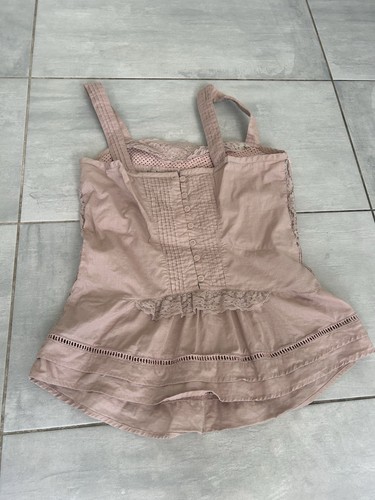 Old label next pink baby pink lace corset top cami Women’s 10 - Picture 10 of 10