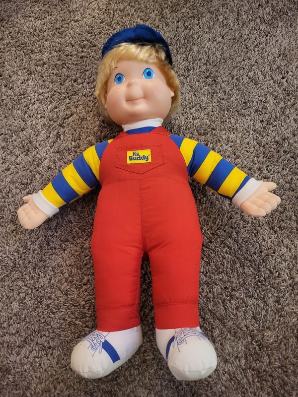 Vintage My Buddy Doll 22” Playskool, Blonde Hair, Blue Eyes 1991