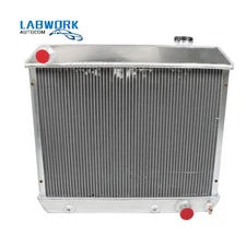 3 ROWS Aluminum Radiator 1963 1964 1965 1966 For Chevy C10 C20 C30 K10 Truck V8