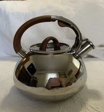 Brandani Kitchenware Series High Quality Stainless Steel Whistling Tea Kettle