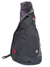 Wenger Body Bag 12L | Black/Grey | Audio Port | Travel Sling | SwissGear | Used
