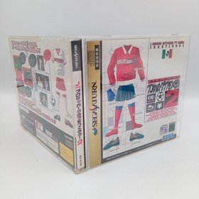 J League Pro Soccer Club O Tsukurou 2 Sega Saturn Japan w/ Spine CIB Complete